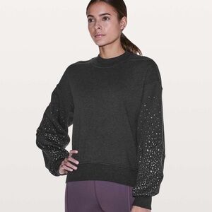 lululemon athletica x SoulCycle Gray Crewneck Sweater size 6 woman’s
